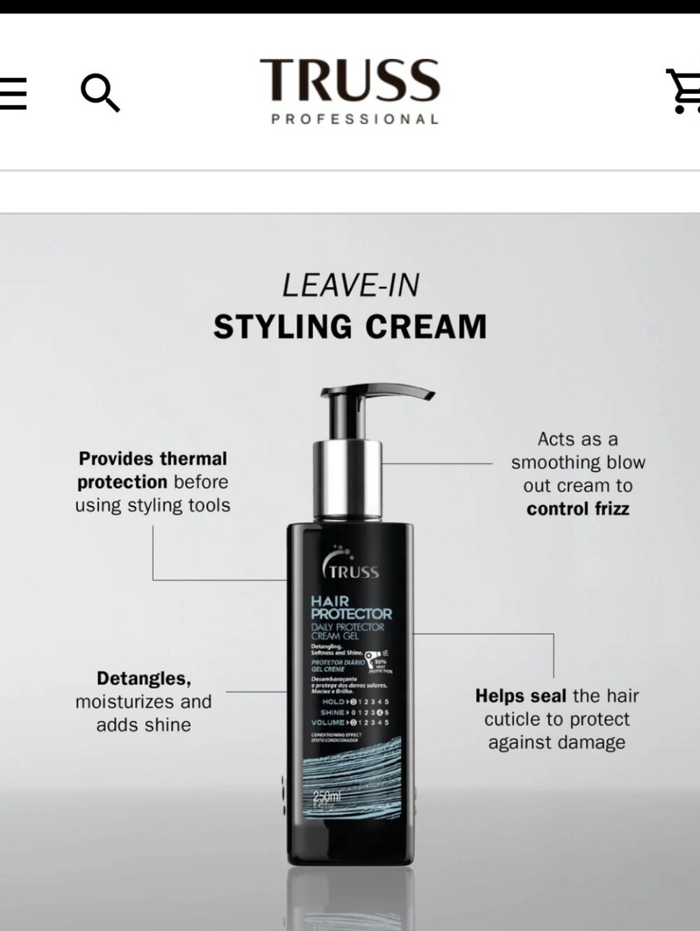 Truss Hair Protector Gel/Cream – 8.45 Fl Oz